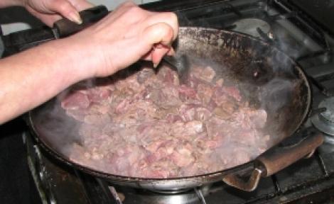 Frite a carne