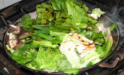 Coloque a salada